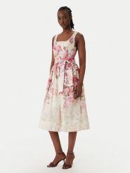 Rinascimento Sukienka letnia CFC0020272002 Różowy Regular Fit. Czerwone sukienki damskie Rinascimento, bez wzorów, z wiskozy, bez ramiączek. Za 959.99 zł.