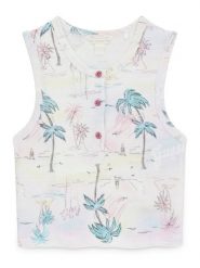 Guess Top J6GI02 KF794 Kolorowy Slim Fit. Koszulki i t-shirty dziewczęce Guess, z aplikacjami, z bawełny, bez kołnierzyka, bez ramiączek. Za 124.99 zł.