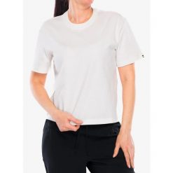 Koszulka bawełniana damska Mons Royale Yonder Merino Organic Cotton T-Shirt. Białe koszulki sportowe damskie Mons Royale, bez wzorów, z bawełny, bez ramiączek. Za 209.99 zł.