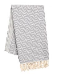 Samimi Chusta hammam "Damla" w kolorze szarym - 180 x 100 cm rozmiar: onesize. Szare chusty damskie Samimi, bez wzorów, z bawełny. Za 52.99 zł.