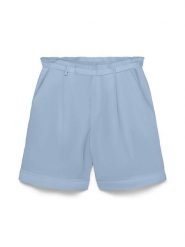 Vero Moda Szorty w kolorze błękitnym rozmiar: XS. Niebieskie szorty damskie Vero Moda, bez wzorów, z podwyższonym stanem. Za 87.95 zł.