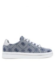 Guess Sneakersy FLTSS2 FAL12 Niebieski. Niebieskie obuwie sportowe damskie Guess, z materiału, bez zapięcia. Za 339.99 zł.