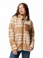 Columbia Kurtka polarowa w kolorze beżowym rozmiar: XL. Brązowe kurtki damskie Columbia, xl, bez wzorów, z polaru, bez kaptura. Za 194.95 zł.