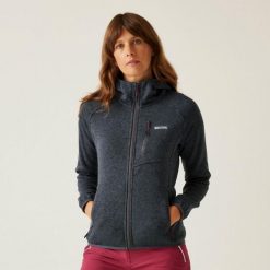 Bluza damska z kapturem Regatta Newhill II. Szare bluzy damskie Regatta, m, bez wzorów, z dzianiny, z kapturem. Za 271.45 zł.