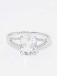 CARATELLI Złoty pierścionek "Miri" z diamentami rozmiar: 52. Szare pierścionki damskie CARATELLI, z diamentem, złote. Za 1,049.28 zł.