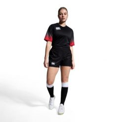 Szorty damskie Canterbury Yokohama. Czarne spodenki sportowe damskie CANTERBURY, m, bez wzorów, z tkaniny. Za 319.50 zł.