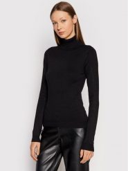 Vero Moda Golf Glory 10231630 Czarny Slim Fit. Czarne golfy damskie Vero Moda, s, bez wzorów, z wiskozy, bez ramiączek. Za 139.99 zł.