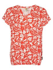 Roadsign Koszulka w kolorze pomarańczowo-białym rozmiar: L. Białe bluzki damskie Roadsign, l, bez wzorów, z wiskozy, bez kołnierzyka, bez ramiączek. Za 43.99 zł.