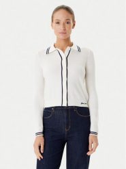Guess Jeans Kardigan W5YR32 Z3HO2 Écru Regular Fit. Kardigany damskie Guess Jeans, xs, z aplikacjami, z jeansu. Za 272.00 zł.