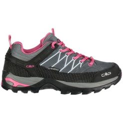 Buty trekkingowe damskie CMP Rigel. Szare obuwie trekkingowe damskie Campagnolo, z materiału, bez zapięcia. Za 498.05 zł.