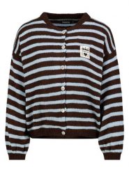 Sublevel Kardigan w kolorze brązowo-błękitnym rozmiar: M/L. Brązowe kardigany damskie Sublevel, l, bez wzorów. Za 143.99 zł.