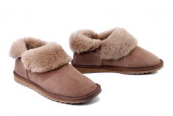 EMU AUSTRALIA WP11850 Platinum Mintaro mushroom, botki damskie. Brązowe botki damskie EMU Australia, ze skóry, bez obcasa, bez zapięcia. Za 529.90 zł.