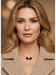 Otazu Pozłacany naszyjnik z kryształami Swarovski - dł. 42 cm rozmiar: onesize. Czerwone naszyjniki damskie Otazu, z kryształem, pozłacane. Za 147.91 zł.