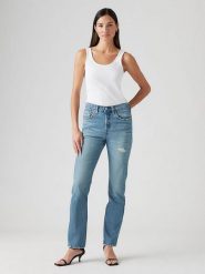 Levi's Dżinsy - Regular fit - w kolorze niebieskim rozmiar: W30/L30. Niebieskie jeansy damskie Levi's, z podwyższonym stanem. Za 228.92 zł.