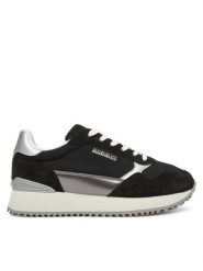 Napapijri Sneakersy Astra Platform NP0A4IQB Czarny. Czarne obuwie sportowe damskie Napapijri, z materiału, bez zapięcia. Za 299.99 zł.