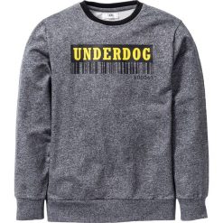 Bluza "college" bonprix antracytowy melanż. Szare bluzy chłopięce bonprix, melanż. Za 32.99 zł.