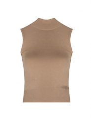 Guess Sweter | W2YR32Z2V62 | Kobieta | Beżowy. Brązowe golfy damskie Guess, xs, z dzianiny, bez kołnierzyka. W wyprzedaży za 219.00 zł.