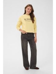 Kaffe Bluza w kolorze żółtym rozmiar: XXL. Żółte bluzy damskie Kaffe, xxl, bez wzorów, bez kaptura. Za 189.95 zł.