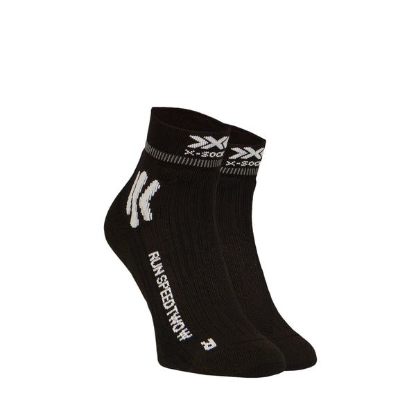 Skarpety biegowe damskie X-Socks Run Speed Two 4.0. Czarne skarpetki damskie X Socks, bez wzorów. W wyprzedaży za 91.00 zł.