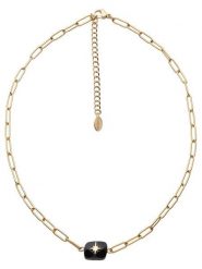 U.S. Polo Assn. Pozłacany naszyjnik z agatem - dł. 36,5 cm rozmiar: onesize. Czarne naszyjniki damskie U.S. Polo Assn., z agatem, pozłacane. Za 65.99 zł.
