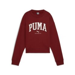 Damska bluza z okrągłym dekoltem PUMA SQUAD o pełnej długości PUMA Intense Red. Czerwone bluzy damskie Puma, m, bez wzorów, z dzianiny, bez kaptura. Za 156.99 zł.