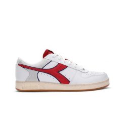 Trampki DIADORA MAGIC BASKET LOW ICONA. Białe trampki damskie Diadora, bez wzorów, z materiału, bez zapięcia. Za 229.99 zł.