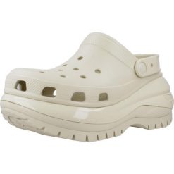 Tenisówki Crocs Model Classic Mega Crush Clog Kolor Biały. Białe trampki damskie Crocs, bez wzorów, z gumy, bez zapięcia. W wyprzedaży za 284.45 zł.