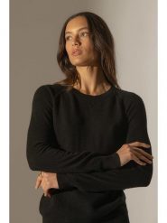 Perfect Cashmere Kaszmirowy sweter "Wilma" w kolorze czarnym rozmiar: M. Czarne swetry klasyczne damskie Perfect Cashmere, m, z kaszmiru, bez kołnierzyka. Za 211.31 zł.