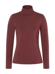 More & More Koszulka w kolorze bordowym rozmiar: 44. Czerwone koszulki damskie More & More, bez wzorów, bez kołnierzyka, bez ramiączek. Za 122.38 zł.