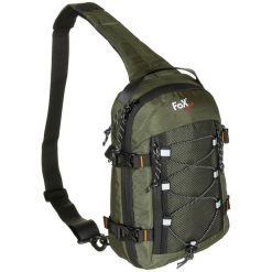 Torba na ramię Compact Sling. Czarne torby podróżne MFH MAX FUCHS, bez wzorów, z materiału. Za 108.99 zł.