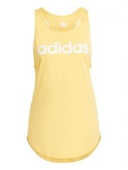 Adidas Top funkcyjny w kolorze żółtym rozmiar: S. Żółte koszulki sportowe damskie Adidas, s, bez wzorów, z bawełny, bez ramiączek. Za 78.28 zł.