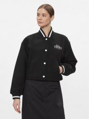 Tommy Jeans Kurtka bomber Varsity DW0DW17236 Czarny Relaxed Fit. Czarne kurtki damskie Tommy Jeans, xl, bez wzorów, z jeansu, bez kaptura. Za 769.99 zł.
