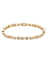 U.S. Polo Assn. Pozłacana bransoletka z kamieniami ozdobnymi rozmiar: onesize. Żółte bransoletki damskie U.S. Polo Assn., metalowe. Za 104.99 zł.