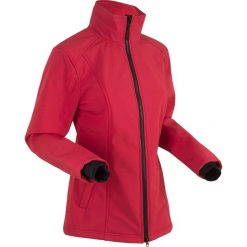 Kurtka softshell bonprix ciemnoczerwony. Czerwone kurtki damskie bonprix, z softshellu. Za 79.99 zł.