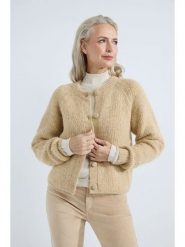 Josephine & Co Kardigan "Abigail" w kolorze beżowym rozmiar: M. Brązowe kardigany damskie Josephine & Co, m, bez wzorów. Za 254.74 zł.
