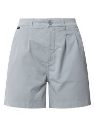 Pepe Jeans Szorty chino "Vania" - Regular fit - w kolorze niebieskoszarym rozmiar: M. Niebieskie szorty damskie Pepe Jeans, z aplikacjami, z jeansu. Za 149.31 zł.