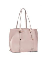 Jenny Fairy Torebka RD0337 Beżowy. Brązowe shopper bag Jenny Fairy, bez wzorów, ze skóry, bez dodatków. Za 59.98 zł.