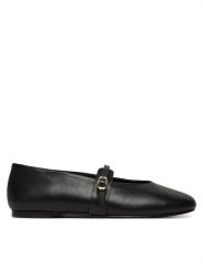 Steve Madden Baleriny Rejoice SM11003565 Czarny. Czarne balerinki damskie Steve Madden, bez wzorów, ze skóry. Za 319.99 zł.