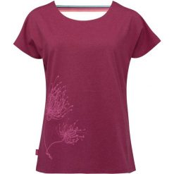 Damska koszulka LOAP Aumara, różowa, XS. Czerwone bluzki damskie ZSPORT, m, bez wzorów, bez kołnierzyka, bez ramiączek. Za 145.99 zł.