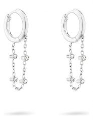 Tamaris Kolczyki-kreole ze szkłem rozmiar: onesize. Szare kolczyki damskie Tamaris, szklane. Za 143.56 zł.