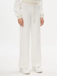 Liu Jo Sport Spodnie dzianinowe TA4052 MS005 Écru Bootcut Fit. Spodnie materiałowe damskie Liu Jo Sport, bez wzorów, z dzianiny. Za 309.99 zł.