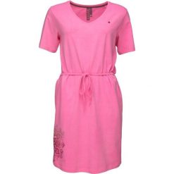 Elegancka Sukienka Abzoka dla Kobiet - Komfort i Styl. Czerwone sukienki damskie ZSPORT, bez wzorów, z bawełny, eleganckie, bez ramiączek. Za 166.99 zł.