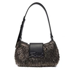 Torebka KARL LAGERFELD. Czarne torebki klasyczne damskie KARL LAGERFELD, bez dodatków. Za 1,399.00 zł.