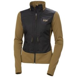 Damska bluza hybrydowa Helly Hansen Versalite. Brązowe bluzy damskie Helly Hansen, bez wzorów, z polaru, bez kaptura. Za 504.50 zł.