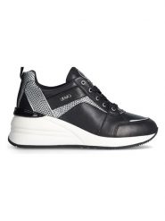 Liu Jo Sneakersy w kolorze czarnym na koturnie rozmiar: 39. Czarne obuwie sportowe damskie Liu Jo, bez zapięcia. Za 408.49 zł.
