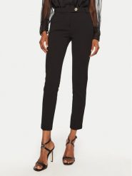 Rinascimento Spodnie materiałowe CFC0119991003 Czarny Regular Fit. Czarne spodnie materiałowe damskie Rinascimento, bez wzorów, z materiału. Za 299.99 zł.