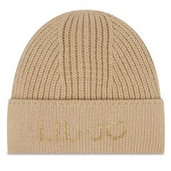 Czapka Liu Jo. Brązowe czapki damskie Liu Jo, na zimę, bez wzorów. Za 489.99 zł.
