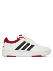 Adidas Sneakersy Hoops Classic J KI1044 Biały. Białe buty sportowe dziewczęce Adidas, ze skóry, bez zapięcia. Za 161.99 zł.