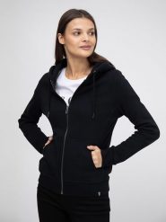 BIG STAR Bluza w kolorze czarnym rozmiar: XS. Czarne bluzy damskie Big Star, xs, bez wzorów, bez kaptura. Za 88.23 zł.