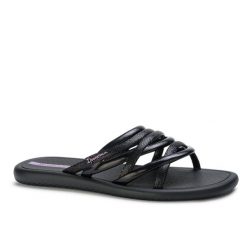 Klapki damskie Ipanema 83606 MEUSOL SLIDE FEM. Czarne klapki damskie Ipanema, bez wzorów, z materiału, bez obcasa, bez zapięcia. Za 67.99 zł.